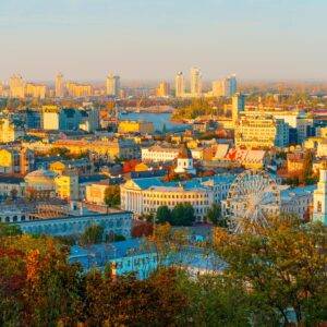 Сквер на Десятинній та видова тераса